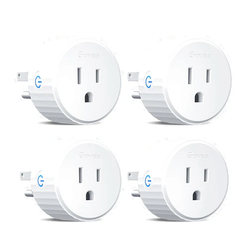 Govee Smart Plug, WiFi Plugs Work with Alexa & Google Assistant, Smart Outlet with Timer & Group Controller, WiFi Outlet for Home, No Hub Required, ETL & FCC Certified, 2.4G WiFi Only, 4 Pack