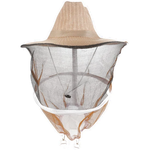 BeesNise Beekeeping Hat with Veil,Large Beekeeper Hats,Bee Hat with High Visibility Veil for Beekeepers During Beehive Maintenance