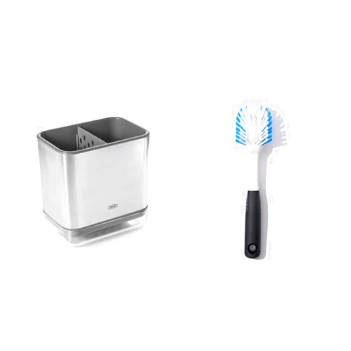 OXO Stainless Steel Good Grips Sinkware Caddy Good Grips Dish Brush
