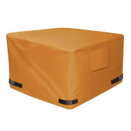 NEXCOVER Square Fire Pit Cover - Waterproof 600D Heavy Duty Cover, Premium Patio Outdoor Cover, 36”L x 36”W x 24”H, Fits for 33 inch, 34 inch, 35 inch, 36 inch Fire Pit / Table, Brown.