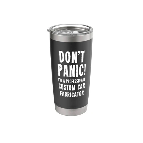 Garage, Workshop & Service Team Gifts & T-Shirts Custom Car Fabricator Stainless Steel Insulated Tumbler