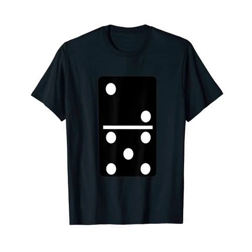 Lustiges Domino Kostüm Steine Party Verkleidung Domino Stone 2 | 5 Tiles Group Costume Fancy Dress Carnival T-Shirt