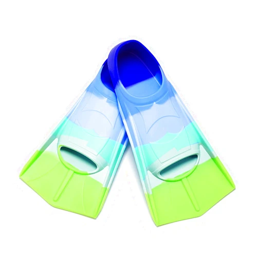Prsca Kids Swim Fins,Short Youth Fins Swimming Flippers,Swim Training Fins for Lap Swimming,for Children Girls Boys Beginners