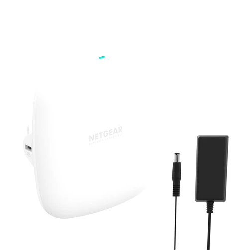 NETGEAR Wireless Access Point (WAX210PA) - WiFi 6 Dual-Band AX1800 Speed | 1 x 1G Ethernet PoE Port | Up to 128 Devices | 802.11ax | WPA3 | Compact Size | Up to 4 SSID Networks | with Power Adapter