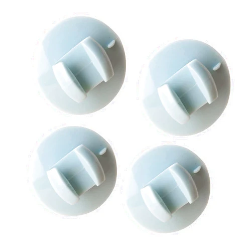 Hanitss 4 Pcs Rice Spoon Suction Holders One Piece Design Rice Cooker Spoon Racks Strong Adsorption Rice Spoon Stands for Electric Cooker Wall