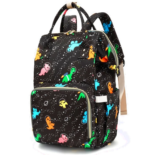 Xunteny Dinosaur Baby Diaper Bag Backpack for Girls Boys, Waterproof Large Maternity Nappy Bags for Mom