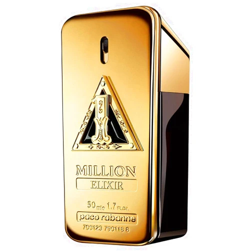 Rabanne 1 Million Elixir Parfum Intense - Long Lasting Luxury Cologne for Men with Rose Damascena, Vanilla Absolute & Cedarwood - Men's Fragrance Spray
