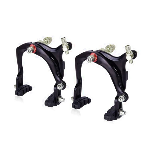 Mimoke 2 Pairs of C-Brake Brake Arm Bicycle Rim Brake Sets Front and Rear V-Brake with 70mm Pads Long Arm 110mm Aluminum Alloy