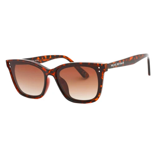 PRIVÉ REVAUX Prive Revaux Sun Stalker Tortoise Unisex Cat Eye Frame Sunglasses