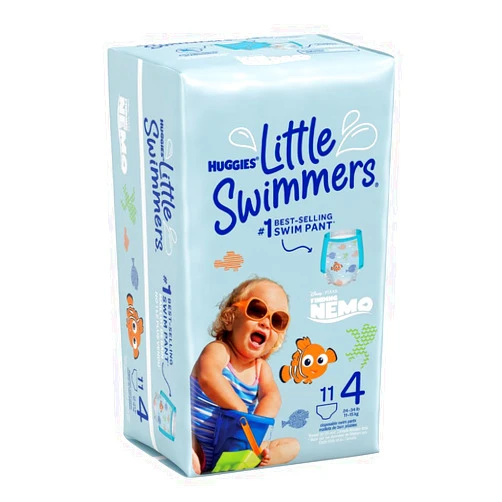 Huggies Little Swimmers Disposable Swimpants, Size M (24-34 lb), 11 ct