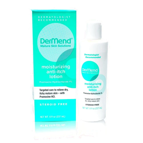 DerMend Moisturizing Anti Itch Lotion Target Care for Dry, Itchy, Mature Skin 8 Ounces