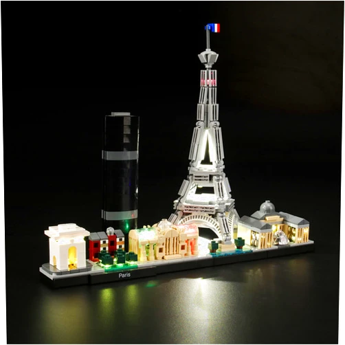 LIGHTAILING Light for Lego-21044 Architecture Paris- Led Lighting Kit Compatible with Lego Building Blocks Model - NOT Included The Model Set