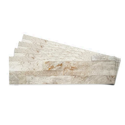 Tic Tac Tiles Peel and Stick Self Adhesive Removable Stick On Kitchen Backsplash Bathroom 3D Stone Tiles (12-Sheet) (Golden Beach)