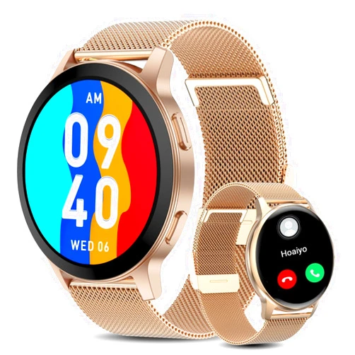 HOAIYO Smart Watches for Women (Call Receive/Dial), 1.5