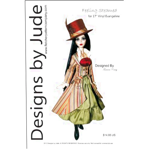 Designs by Jude Feeling Steamed Printed Sewing Pattern for 17