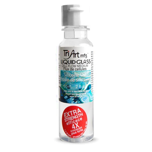 Tri-Art Liquid Glass Pouring Medium - Cell Flow Medium, 60 ml