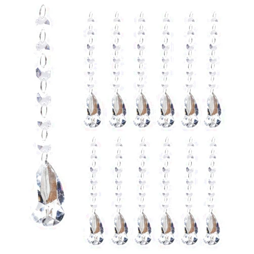 SKY CANDYBAR Acrylic Crystal Bead Hanging Strand Manzanita Trees Wedding Centerpiece Decor 12pcs