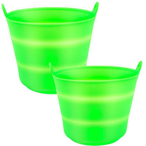 Abizarch 2Pcs Grease Bucket Liner Reusable Silicone Drip Tray Liner Heat-Resistance Grease Bucket Liners with Handles Effortless to Clean Bucket Liner Compatible for Series 575/780 22/34 650 Grill Smo