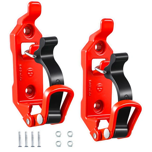 Saillong Shovel Mount for Roof Rack, Metal Rubber Clamps, Wall Mounting Brackets, Quick Release Axe Holder Mount Kit, Car Accessories for Roof Rack Truck Boats Military Equipment and Tools(2 Pcs)