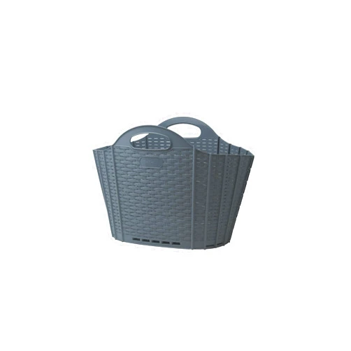 Seiei 120674 Foldable Laundry Basket, Gray (Small), 6.4 gal (20 L), Laundry Basket, Laundry Storage, Laundry Storage