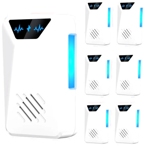Lickoon 6 Packs Ultrasonic Pest Control Repeller, Electronic Pest Repellent Plug in Indoor for Insect Roaches Spider Ant Bug Mosquito Rat Mouse Repellent for House Home Kitchen Garage