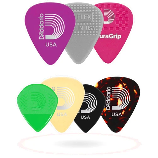 Planet Waves D'Addario Accessories Assorted Guitar Picks, Medium,7 Pack