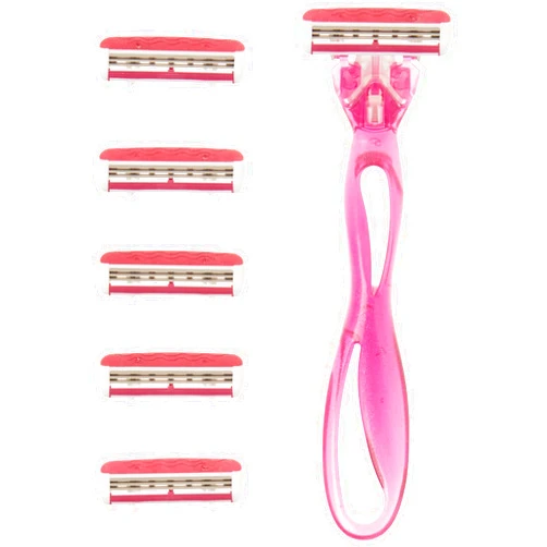 BIC Click 3 Soleil Women's Disposable Razors, 3 Blades With a Moisture Strip For a Smoother Shave, 12 Piece Razor Set
