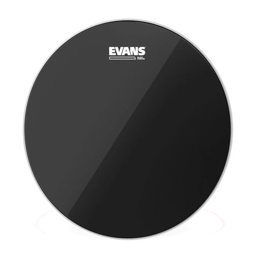 Evans Drum Heads - Black Chrome Tom Drumhead, 6 Inch