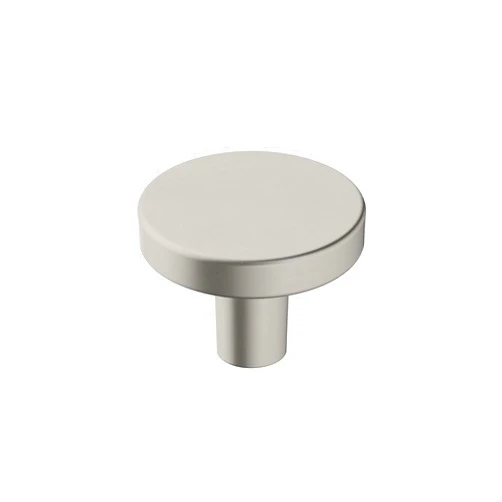 Amerock | Cabinet Knob | Satin Nickel | 1-3/8 inch (35 mm) Diameter | Versa | 1 Pack | Drawer Knob | Cabinet Hardware