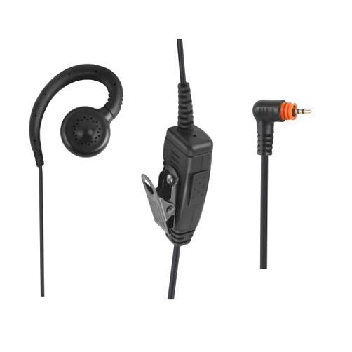 Stdgove Swivel Earpiece 2.5mm Slim Plug Single Pin Headset Mic Inline Ptt Surv Curve Ear Piece for Motorola sl300 sl7550 tlk100 sl7580e sl7590e sl3500e sl1k sl1m(C Shape,OEM for pmln7189 pmln7189a)