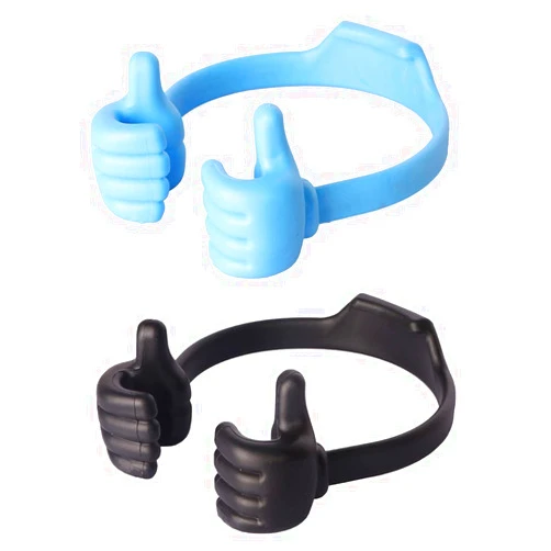 JSYPWEIJIE 2 Packs Thumbs Up Phone Stand Lazy Phone Holder Portable Mobile Phone Holder Thumb Design Mobile Phone Stand Children's Mobile Phone Stand Suitable for Various Models for Home Desk Children Adults