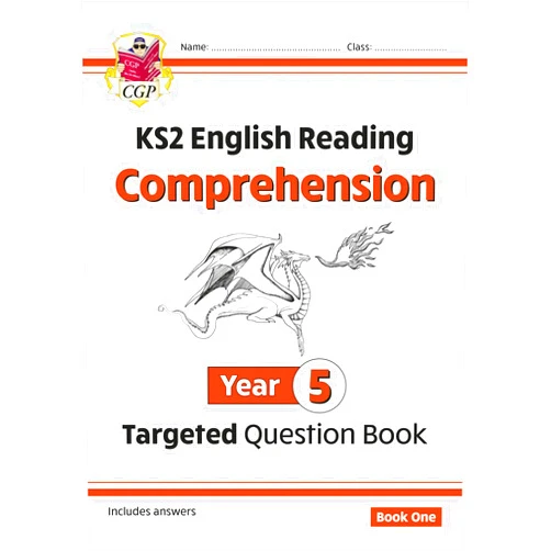 By CGP Books (Author, Editor) KS2 English Year 5 Reading Comprehension Targeted Question Book - Book 1 (with Answers) (CGP Year 5 English)