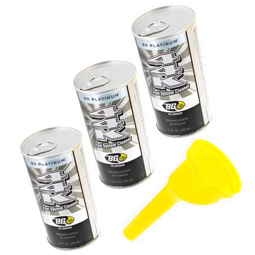 BG 3 Pack Bg 44k Fuel System Cleaner w/ Bg Funnel - 3 Cans