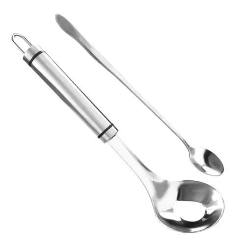 AIMPGSTL 304 Meatball Maker Spoon, 304 Stainless Steel Meatball Scoop Ball Maker Tool, 2Pcs Non-Stick Meatball Maker Meat Baller with Long Handle, Buffet Tongs Kitchen Tools.