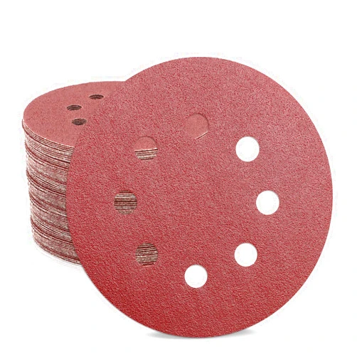 ZEHIQ 5 Inch Sanding Disc 100 Grit, 8 Hole Sandpaper Hook and Loop Sanding Pads Round Orbital Sanding Pads for Random Orbital Sander, 50 Pieces