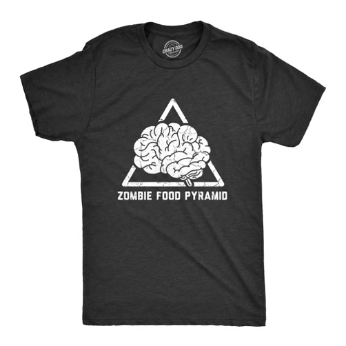 Crazy Dog T-Shirts Mens Funny Halloween Shirts Spooky Scary October Tees for Guys