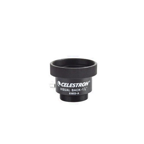 Celestron 93653-A 1.25-Inch Visual Back Metal Adapter (Black)