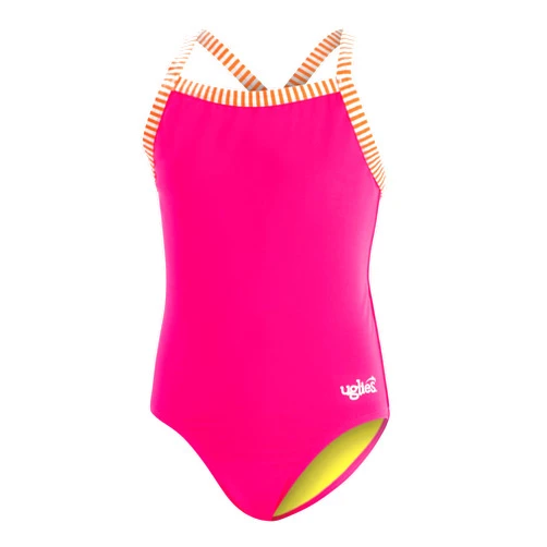Dolfin Uglies Girls' One Piece Swimsuit - Criss-Cross Straps