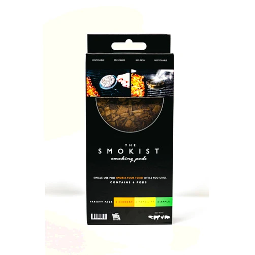 The Smokist Single Use Smoking Pods Makes Grilling with Smoke Easy, Use on any Grill, No Additional Equipment Needed, Starts Smoking in Under 5 Minutes