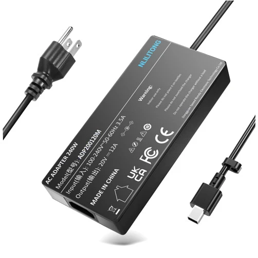 NLILITONG 240W Charger Compatible with Asus ProArt P16 PX13 H7606 HN7306 Rog Zephyrus G16 GU605 GU605C GU605M TUF Gaming A16 FA608 FA608U FA608W Laptop Power Adapter