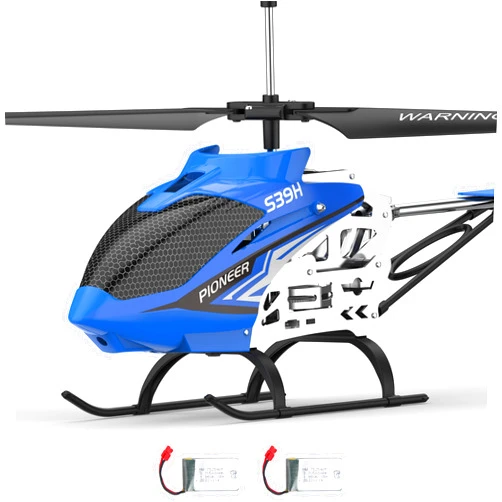 Cheerwing Remote Control Helicopter,SYMA S39H RC Helicopter with Altitude Hold and High & Low Speed Mode,2 Batteries,Big Size Aircraft for Adults Kids(Blue)