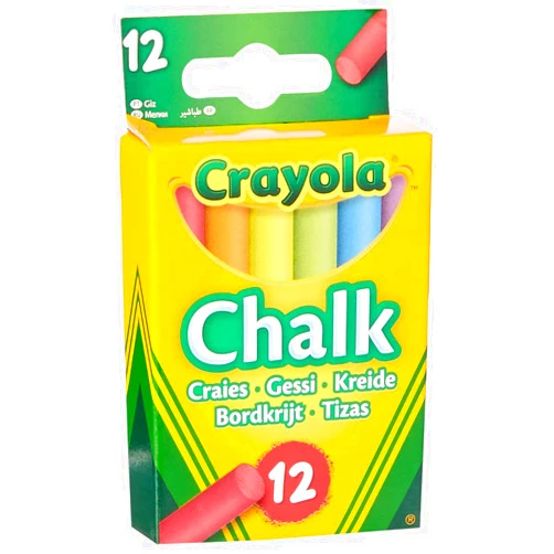 Crayola - Anti Dust Assorted Chalk