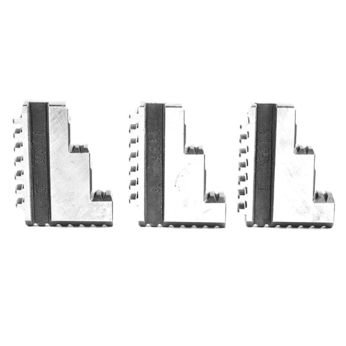 Tyenaza 3 Pcs K11-125 Internal Jaw 5in Chuck, 20CrMnTi High Strength Long Service Life Chuck Jaw