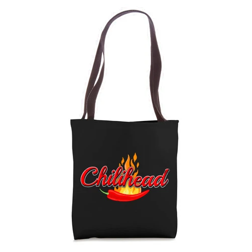 Retro Chili Love Spicy Gifts For Chiliheads Chilihead Chili Lover Capsaicin Scoville Chili Tote Bag