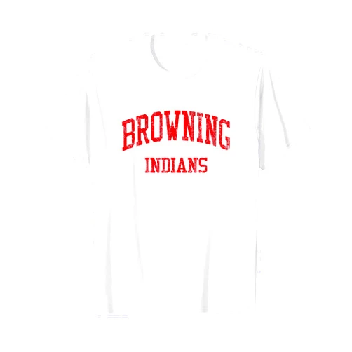 Browning High School T-Shirts & Gifts Browning High School HS Browning MT Vintage Sports T-Shirt