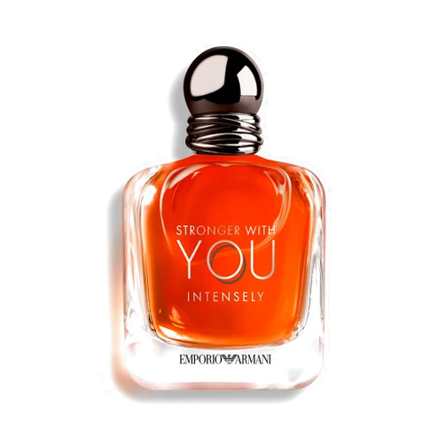 Armani Beauty - Stronger With You Intensely - Cologne for Men - Fougère Ambery Woody Men’s Fragrance - Pink Pepper, Lavender, Vanilla Notes
