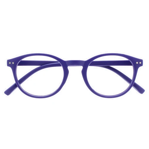 OPULIZE Zen Reading Glasses Cool Round Frame Spring Hinges Scratch Resistant Smooth Matte Purple Mens Womens R24-5 +1.50