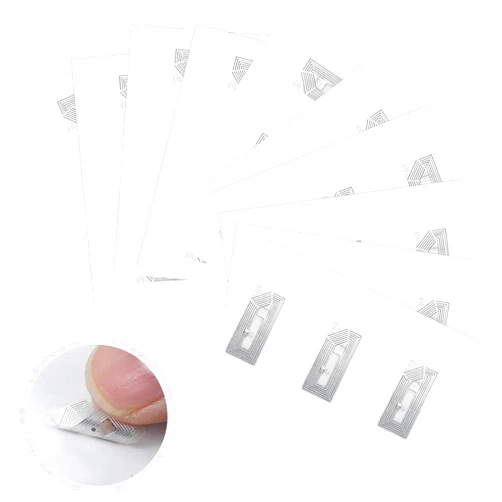 Lusofie 30 Pcs NFC Stickers with NTAG213 Chip, Programmable NFC Tags, Adhesive RFID Sticker Compatible with Tagmo NFC-Enabled Smartphones and Devices,Multi-use Rewritable NFC Tags Sticker
