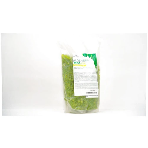 HERBICOS Huini Herbicos Body Hair Remover Hard Wax Beans Aloe Vera All Skin - 17.64 oz