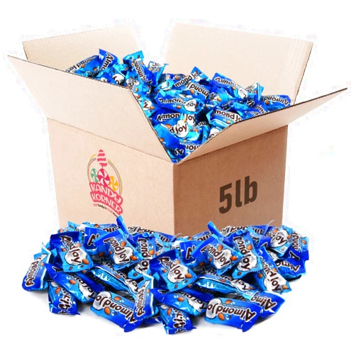 Generic AlmondJoy Bars Snack Size Bulk for Snacking, Party Favors, and Event Treats - Delicious Individually Wrapped Milk Chocolate Coconut Filled Candy Bars for Kids and Adults, Gluten Free (5 Lb)